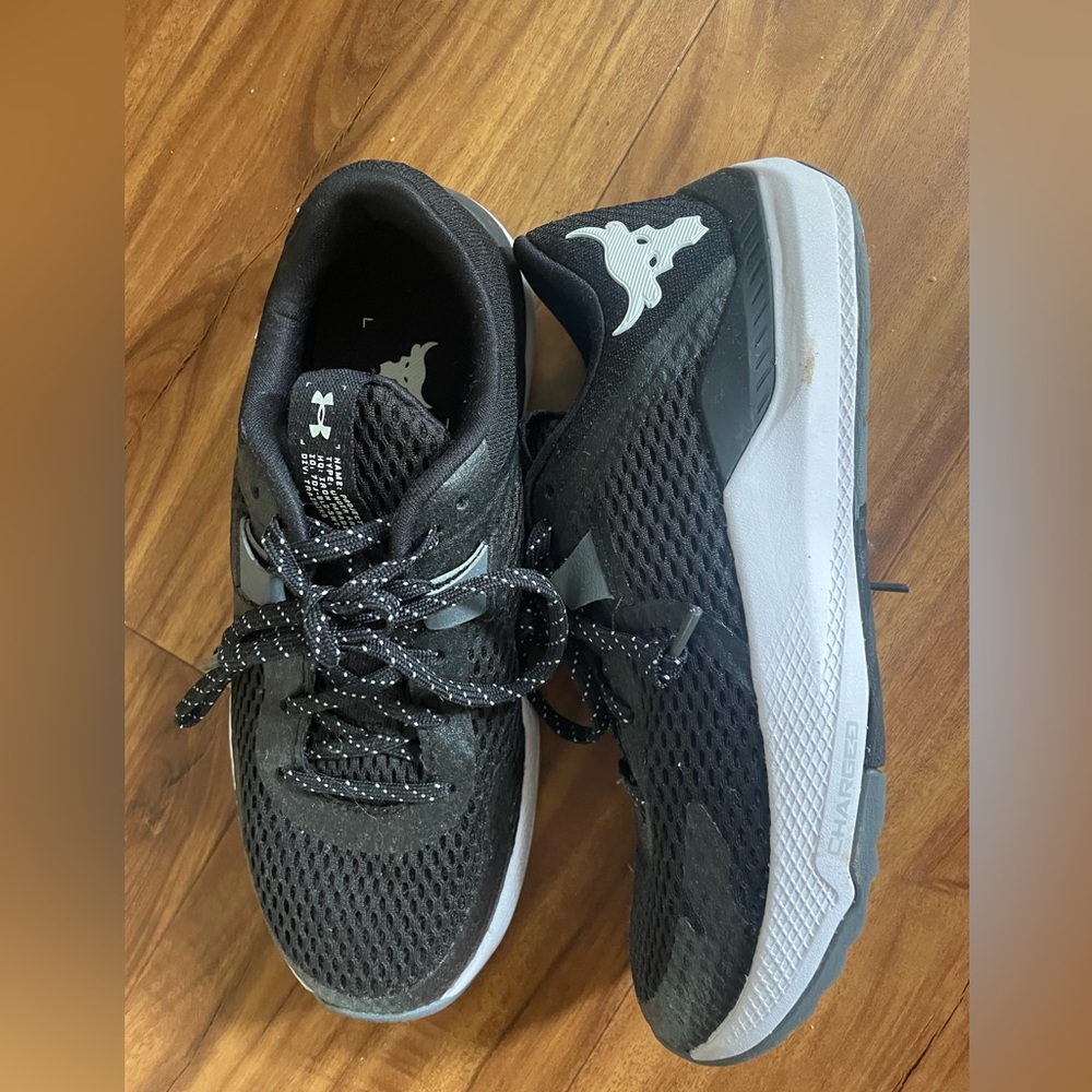 Under Armour lifting shoes.